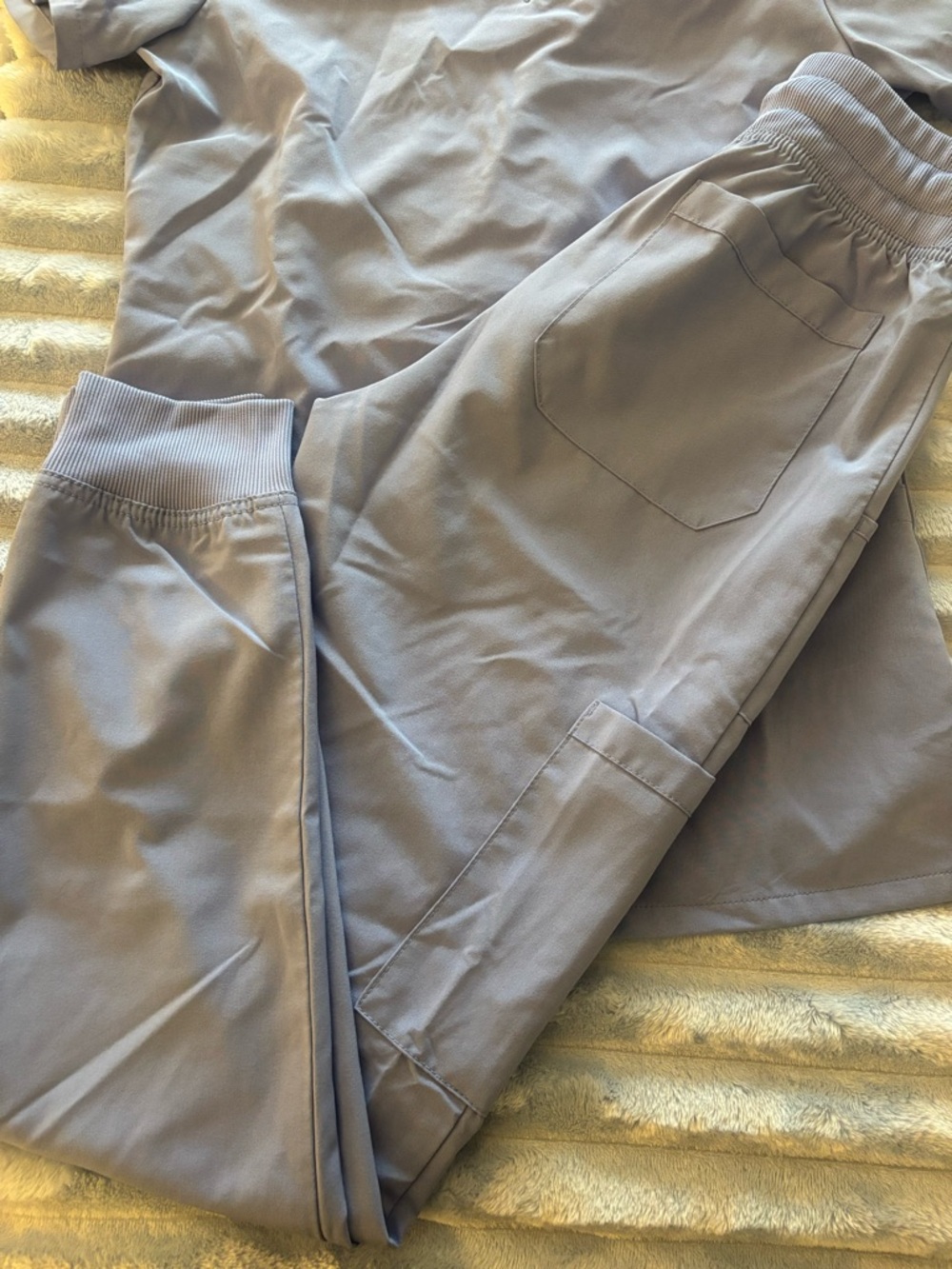Dickies Women's Ceil Blue Scrub Top & Jogger Pants - XXS - Picture 2 of 4